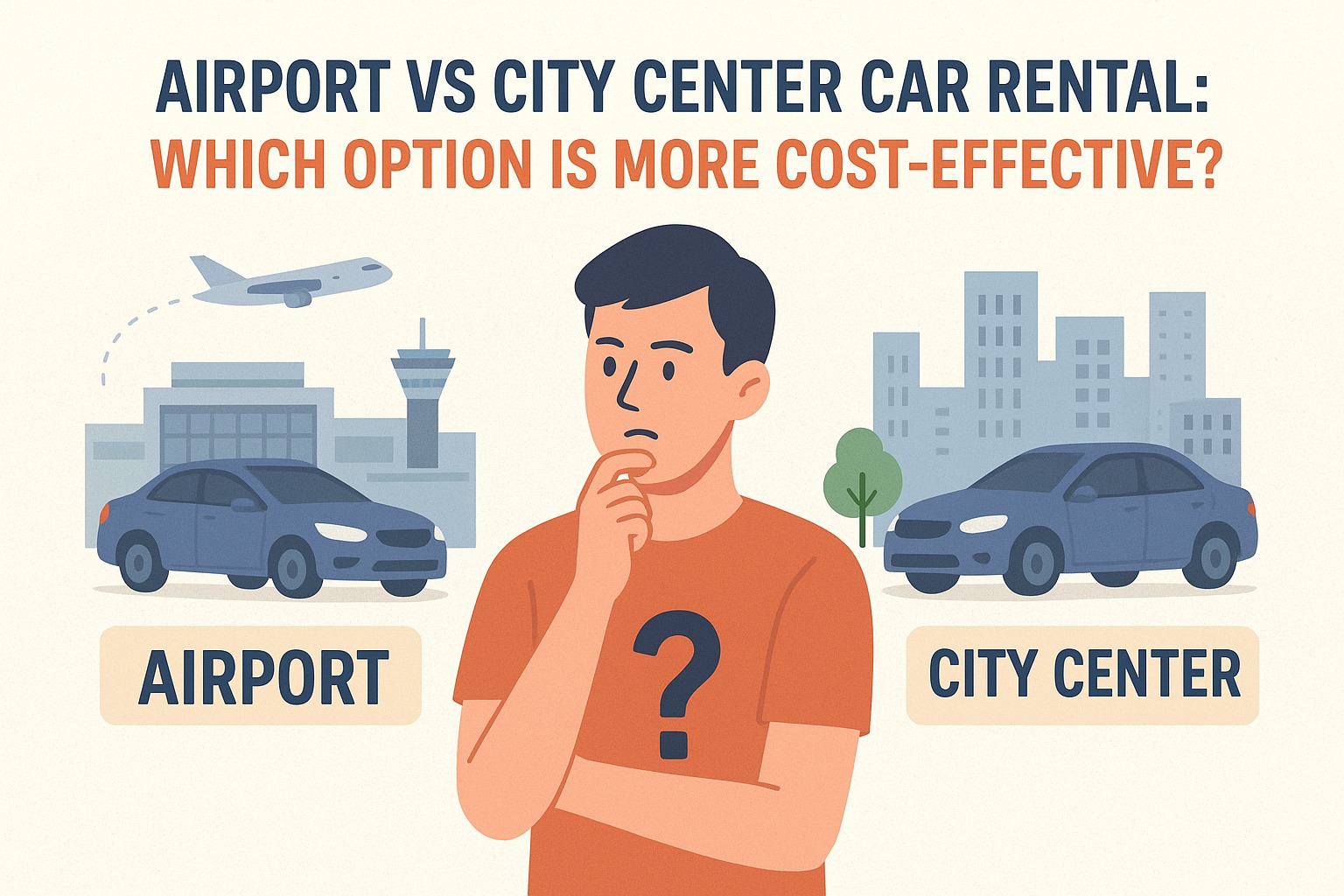 Airport vs City Center Car Rental: Which Option Is More Cost-Effective?