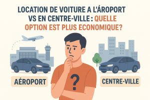Location de voiture à l’aéroport ou au centre-ville : quelle option est la plus économique ?