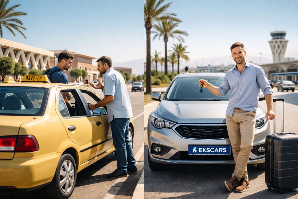 Marrakech Airport Transfers: Car Rental vs Taxi — EKSCARS article